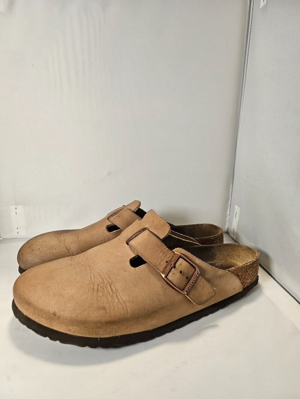 Birkenstock Boston Tobacco Brown Oiled Leather Regular 41